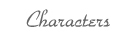 The characters page